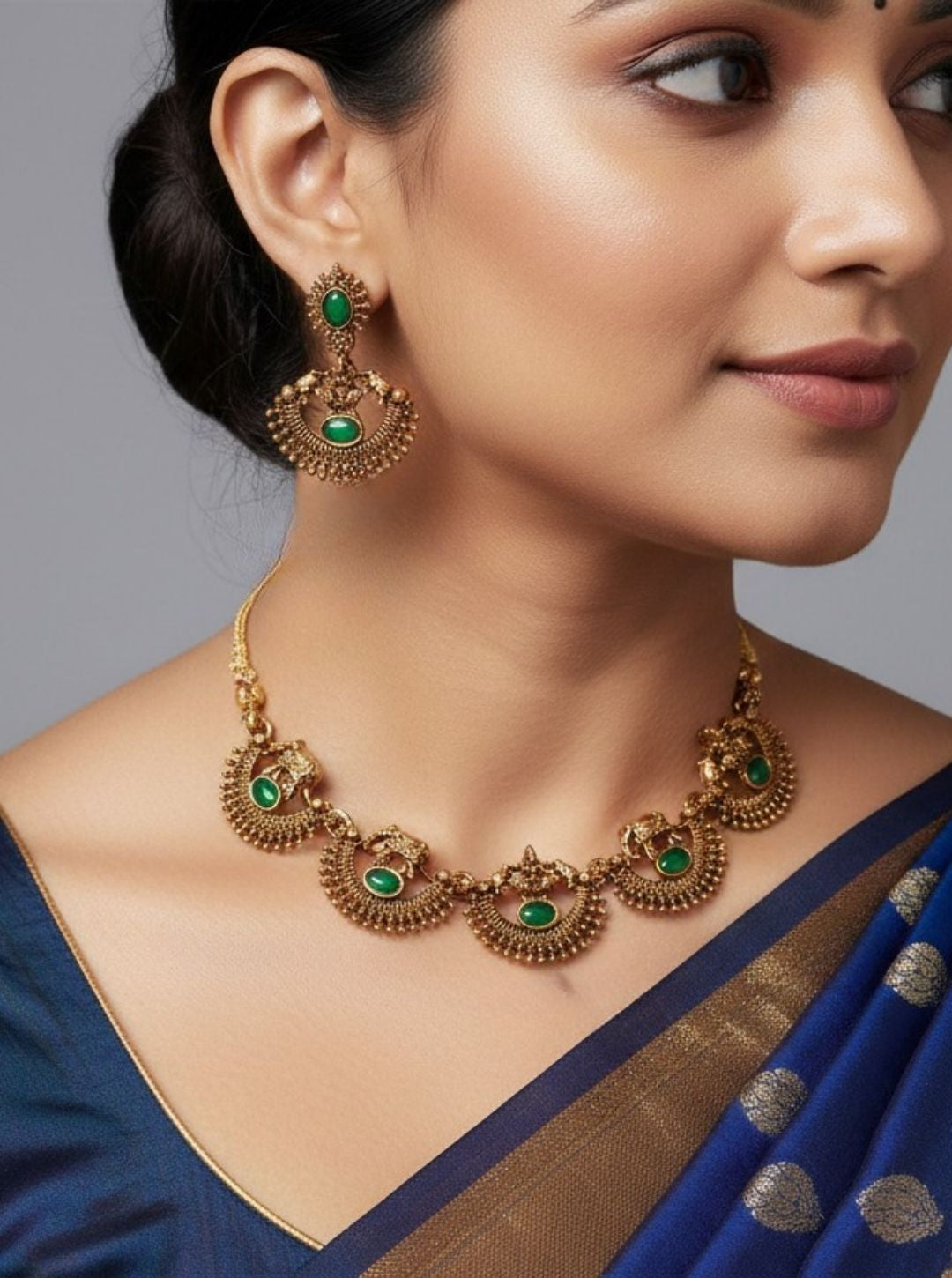 CHANDRA LAKSHMI CHOKER NECKLACE