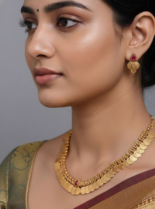 HERITAGE COIN TEMPLE NECKLACE