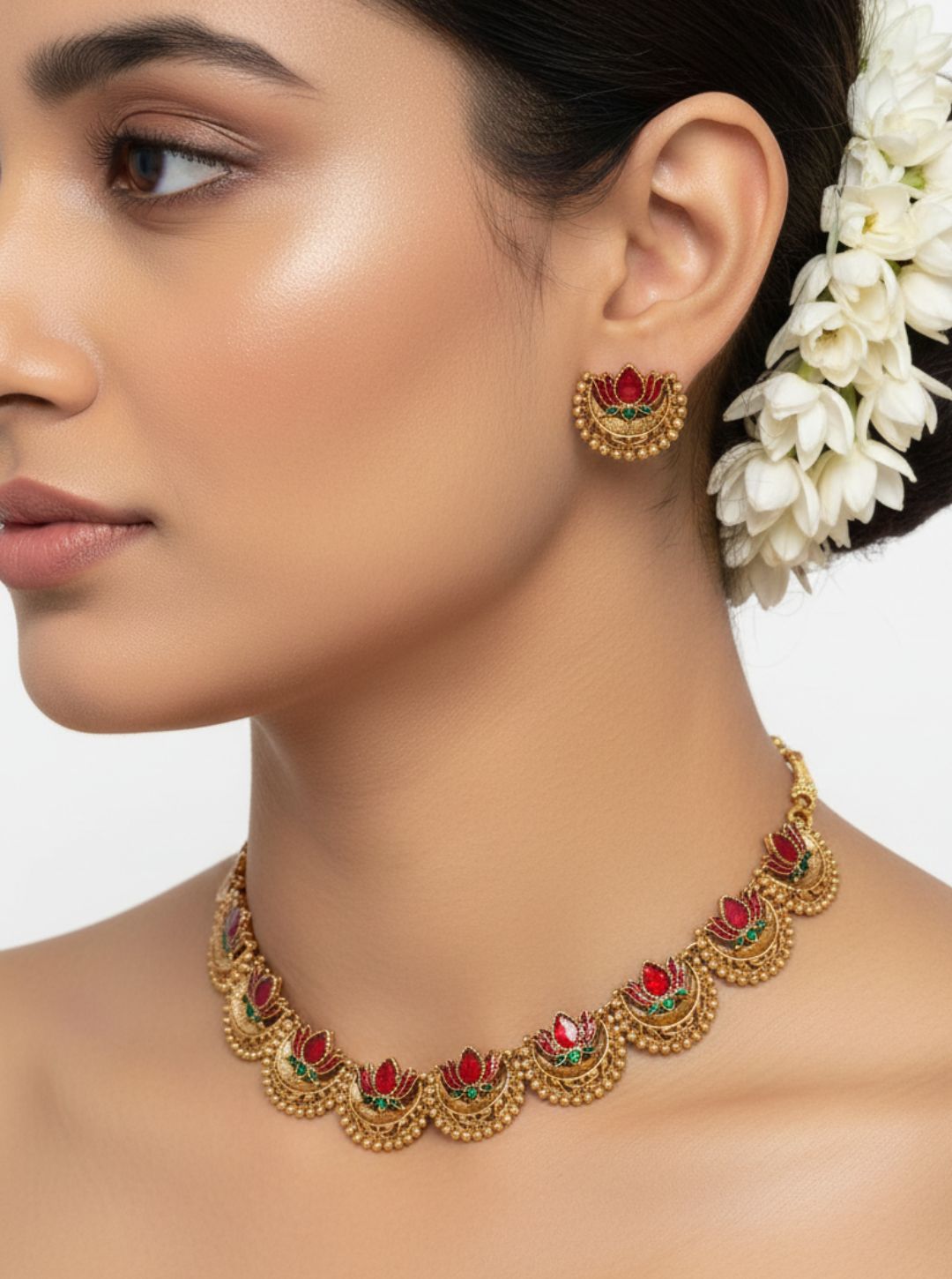 LOTUS TEMPLE NECKLACE