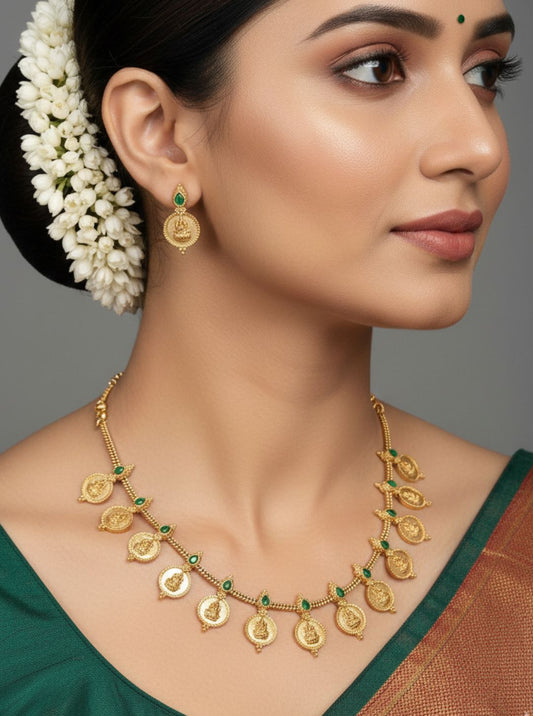 ANTIQUE LAKSHMI COIN NECKLACE