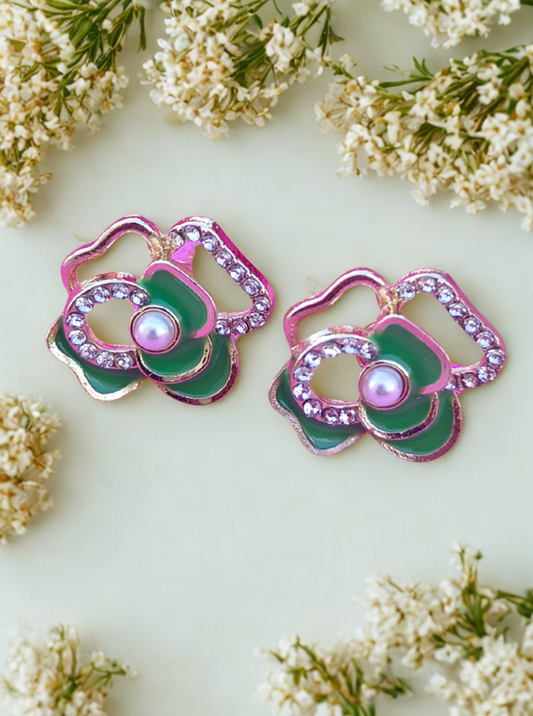 EMERALD BLOOM EARRINGS