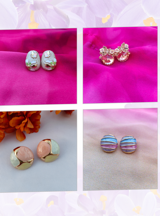FOLK FLASH COMBO EARRINGS
