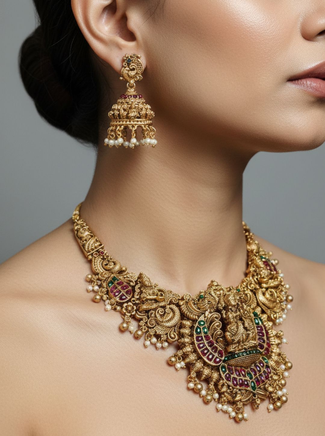 MAHARANI NAKSHI TEMPLE NECKLACE